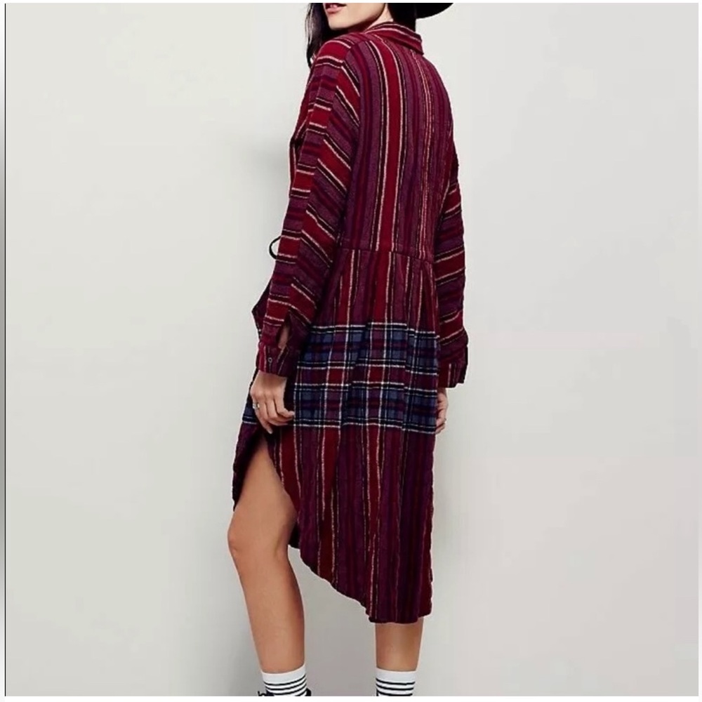 Free People Ray of Light Button Down Dress - Picture 2 of 7